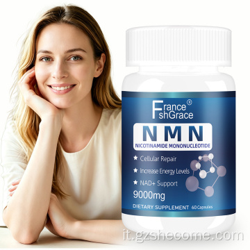 Shecome nmn supplemento Cellular Repair capsule di resveratrolo